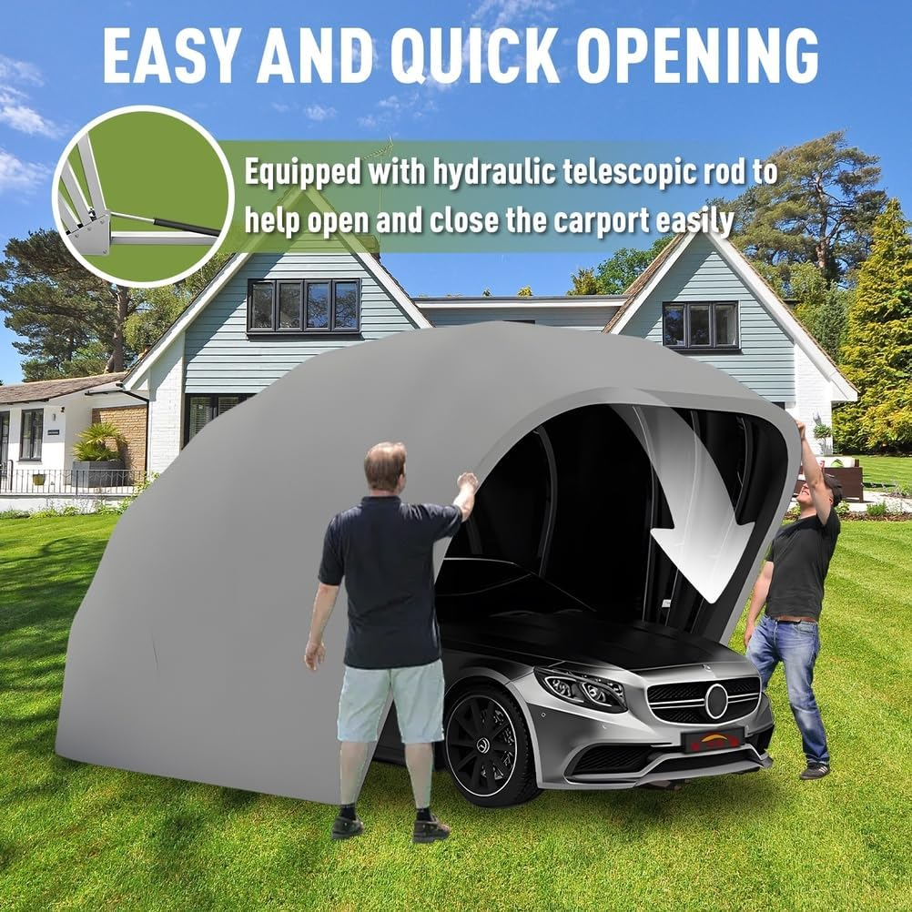 Portable Car Canopy For Full Outdoor Protection