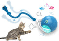 Interactive Cat Toys Ball for Indoor Cats Fast Rolling on Carpet